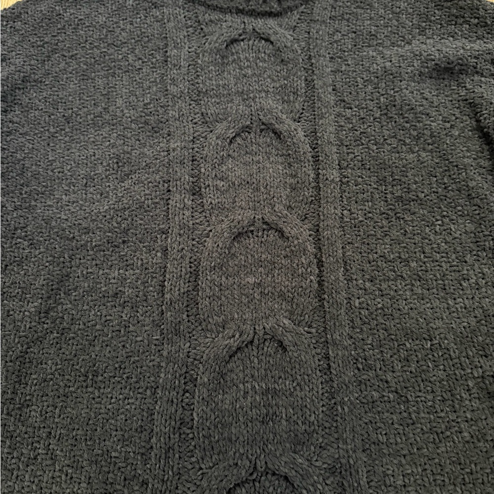 Seven7 Black Chenille Turtleneck Sweater - Picture 3 of 9